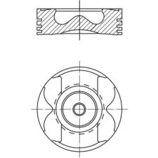 Mahle dugattyú MAHLE 022 26 01 autóalkatrész