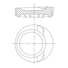 Mahle dugattyú MAHLE 030 68 01 autóalkatrész