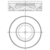 Mahle dugattyú MAHLE 081 PI 00100 000