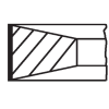 Mahle dugattyúgyűrű-készlet MAHLE 007 RS 00106 0N0