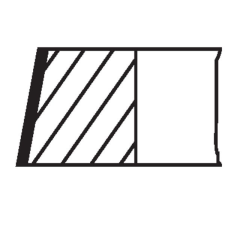 Mahle dugattyúgyűrű-készlet MAHLE 033 19 N0 autóalkatrész