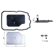 Mahle Hidraulikus szűrő, automata sebességváltó HX 230KIT autóalkatrész