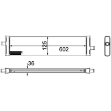 Mahle hűtő, motorhűtés CR 1185 000P autóalkatrész