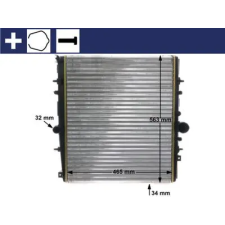 Mahle hűtő, motorhűtés CR 1437 000S autóalkatrész