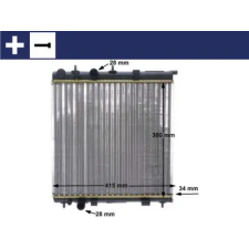 Mahle hűtő, motorhűtés CR 2036 000S autóalkatrész