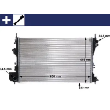 Mahle hűtő, motorhűtés CR 40 000S autóalkatrész