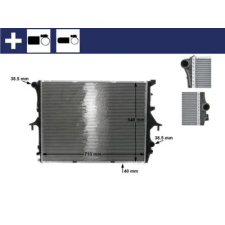 Mahle hűtő, motorhűtés CR 571 000S autóalkatrész