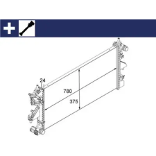 Mahle hűtő, motorhűtés CR 881 000S autóalkatrész