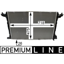 Mahle hűtő, motorhűtés MAHLE CR 2179 000P autóalkatrész