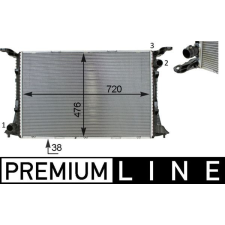 Mahle hűtő, motorhűtés MAHLE CR 82 000P autóalkatrész