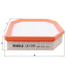 Mahle légszűrő LX 1741 autóalkatrész