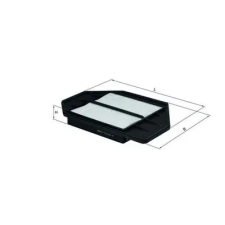 Mahle légszűrő LX 1742 autóalkatrész