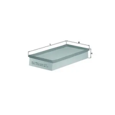 Mahle légszűrő LX 514/1 autóalkatrész