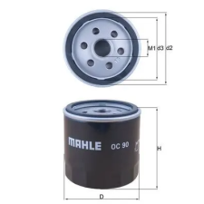 Mahle olajszűrő OC 90 autóalkatrész