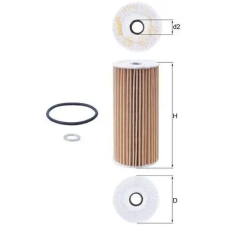 Mahle olajszűrő OX 1048D autóalkatrész