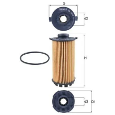 Mahle olajszűrő OX 1218D autóalkatrész