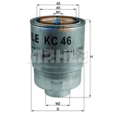 MAHLE ORIGINAL (KNECHT) MAHLE ORIGINAL KC46 üzemanyagszűrő üzemanyagszűrő