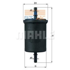 MAHLE ORIGINAL (KNECHT) MAHLE ORIGINAL KL416/1 üzemanyagszűrő üzemanyagszűrő