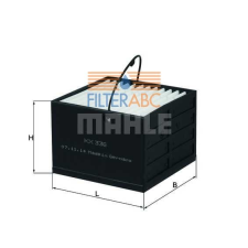 MAHLE ORIGINAL (KNECHT) MAHLE ORIGINAL KX336 üzemanyagszűrő üzemanyagszűrő