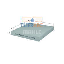MAHLE ORIGINAL (KNECHT) MAHLE ORIGINAL LA833 pollenszűrő pollenszűrő