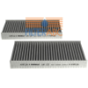 MAHLE ORIGINAL (KNECHT) MAHLE ORIGINAL LAK122/S aktívszenes pollenszűrő (2 db / csomag)