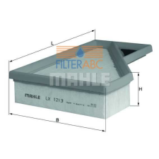 MAHLE ORIGINAL (KNECHT) MAHLE ORIGINAL LX1213 levegőszűrő levegőszűrő