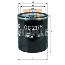 MAHLE ORIGINAL (KNECHT) MAHLE ORIGINAL OC237/1 olajszűrő olajszűrő