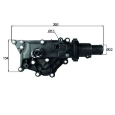 Mahle termosztát, hűtőfolyadék TH 59 83 autóalkatrész