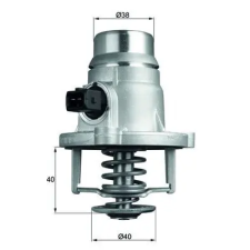 Mahle termosztát, hűtőfolyadék TM 27 101 autóalkatrész