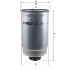 Mahle Üzemanyagszűrő KC 90 autóalkatrész