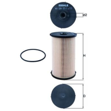 Mahle Üzemanyagszűrő MAHLE KX 220D üzemanyagszűrő