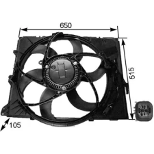 Mahle ventilátor, motorhűtés CFF 264 000S autóalkatrész