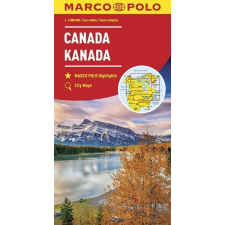MAIRDUMONT Canada térkép Marco Polo 1:4 000 000 Kanada térkép térkép