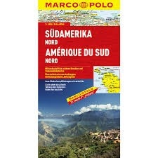 MAIRDUMONT Dél-Amerika térkép északi rész Marco Polo 2013 1:4 000 000 térkép