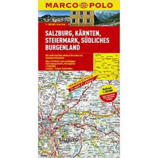 MAIRDUMONT Salzburg térkép, Dél-Burgenland térkép Marco Polo 1:200 000 Karintia térkép térkép