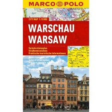 MAIRDUMONT Varsó térkép vízálló Marco Polo 2013 1:15 000 Warszava térkép térkép