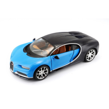 Maisto Bugatti Chiron Fekete/Kék autó fém modell (1:24) makett
