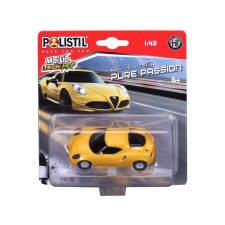 Maisto Tech 1/43 Alfa 4C autó - többféle autópálya és játékautó
