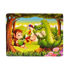  Majmos, kacsás fa puzzle 60 db-os puzzle, kirakós