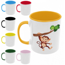  Majmos - Színes Bögre Gyerekeknek (3 féle) bögrék, csészék