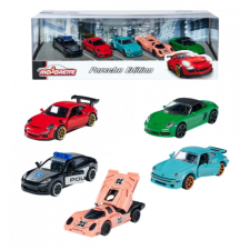 Majorette 5 db-os kisautó ajándékszett - Porsche (2053171) autópálya és játékautó
