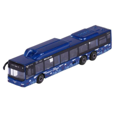 Majorette MAN City - Intercity Express sötétkék busz autópálya és játékautó