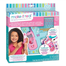 Make It Real Flip Phone szájfény szett és telefontartó lánc kreatív és készségfejlesztő