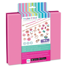  Make It Real Kristály medál karkötők, mind pink kreatív és készségfejlesztő