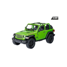  Makett autó, 1:34, Jeep Wrangler, zöld rc autó