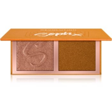 Makeup Revolution Soph X Face Duo highlight paletta árnyalat Honey Glaze 9 g arcpirosító, bronzosító