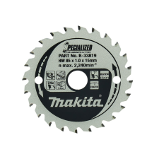 Makita körfűrészlap LAMINÁLT 85x15 Z24 (B-33819) fűrészlap