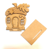  Makk ház, MDF. Mérete: 12,5x15 cm