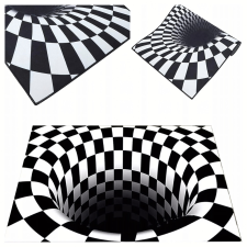 Malatec 3D térhatású lábtörlő szőnyeg 50x80cm lakástextília