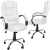 Malatec Fehér eco bőr irodai szék